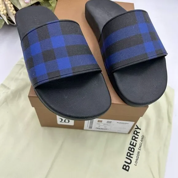 Men’s Burberry rubber pool, slides size 46 made in Italy - Picture 2 of 9